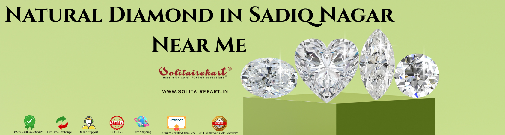 Discover the Sparkle of Natural Diamond in Sadiq Nagar Near Me